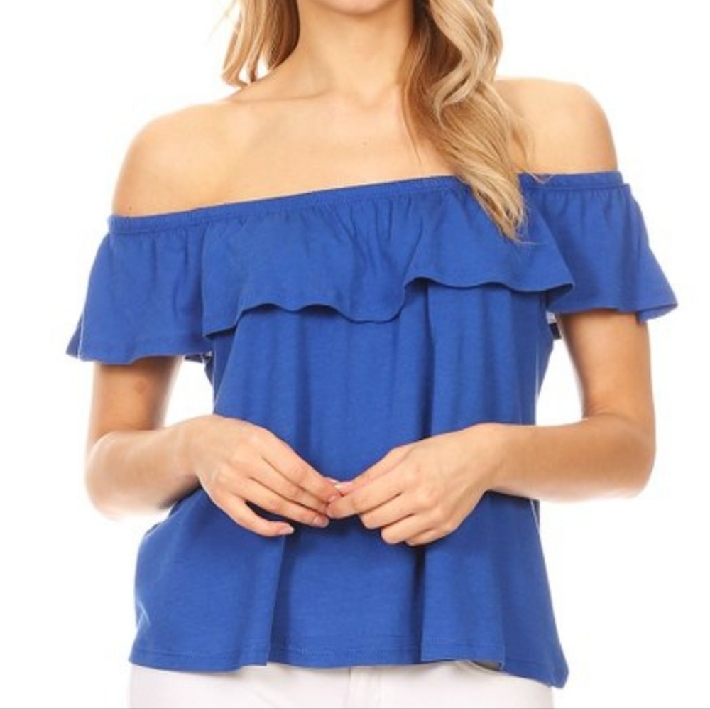 Blue BP Flowy Top size S